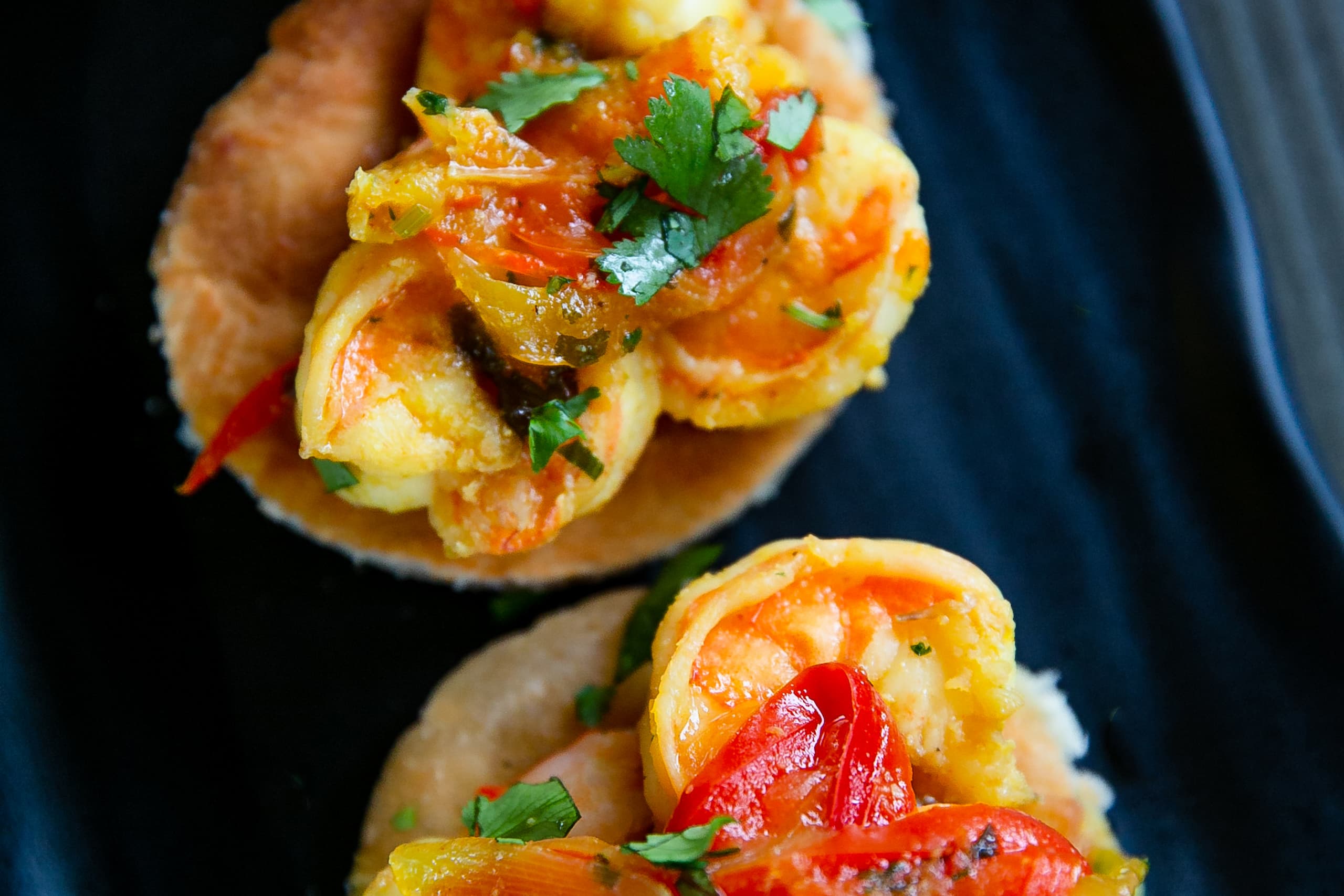 Shrimp Arepa